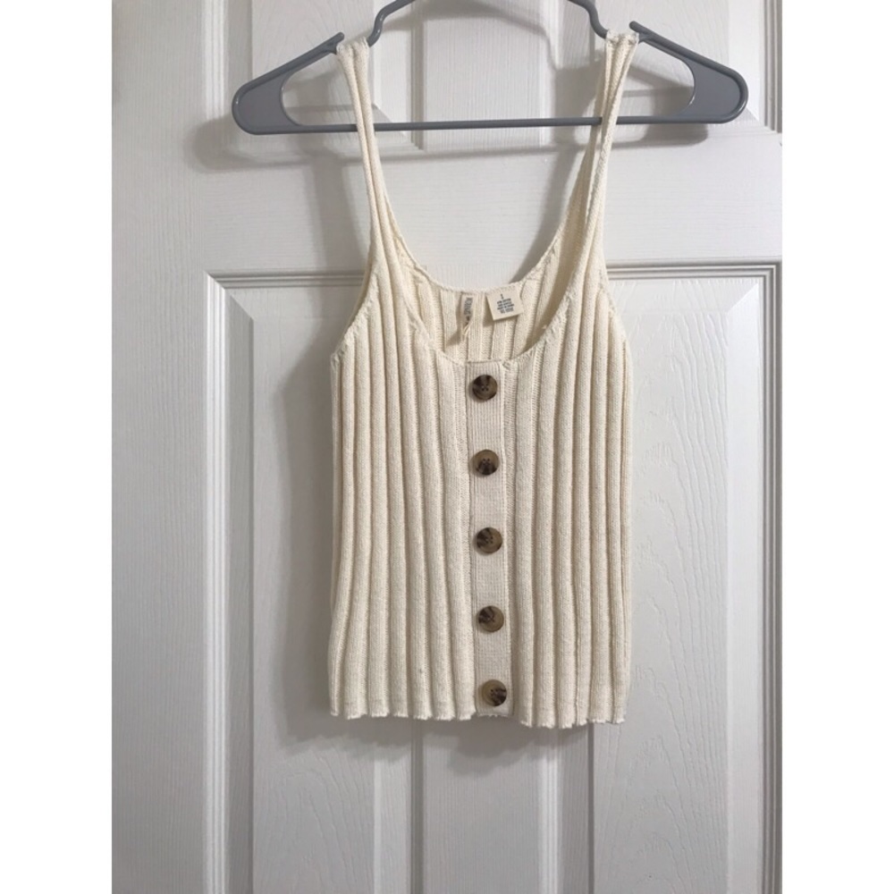 Cream tank top